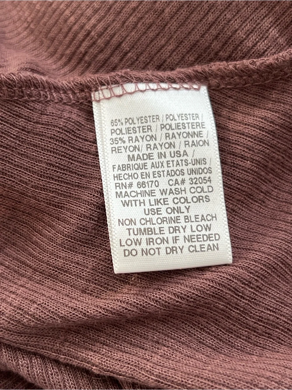 Free People Ribbed Swing Tank Top Dusty Mauve Racerback Size Small